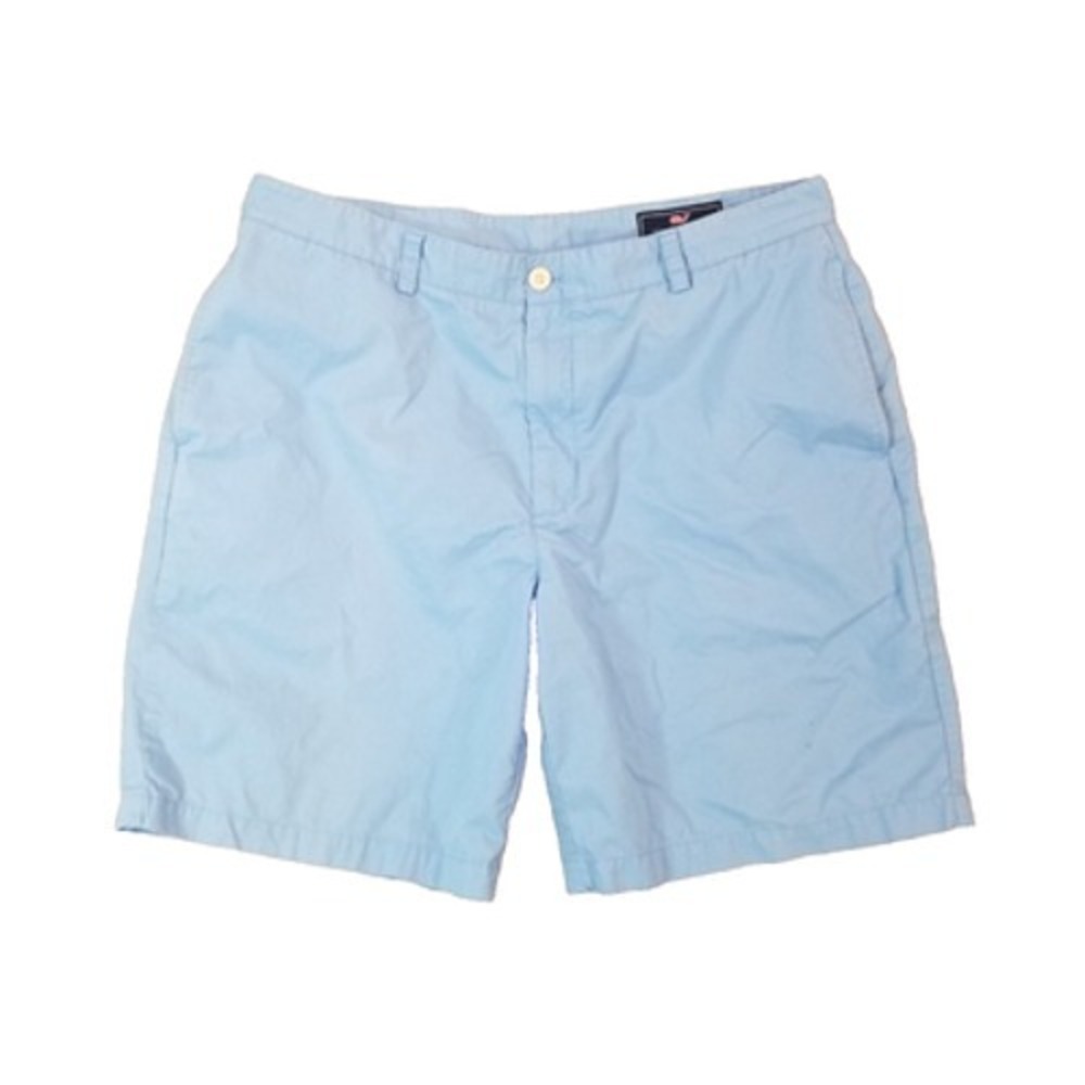 Vineyard Vines Club shorts men's 38x 8.5 light blue cotton twill preppy